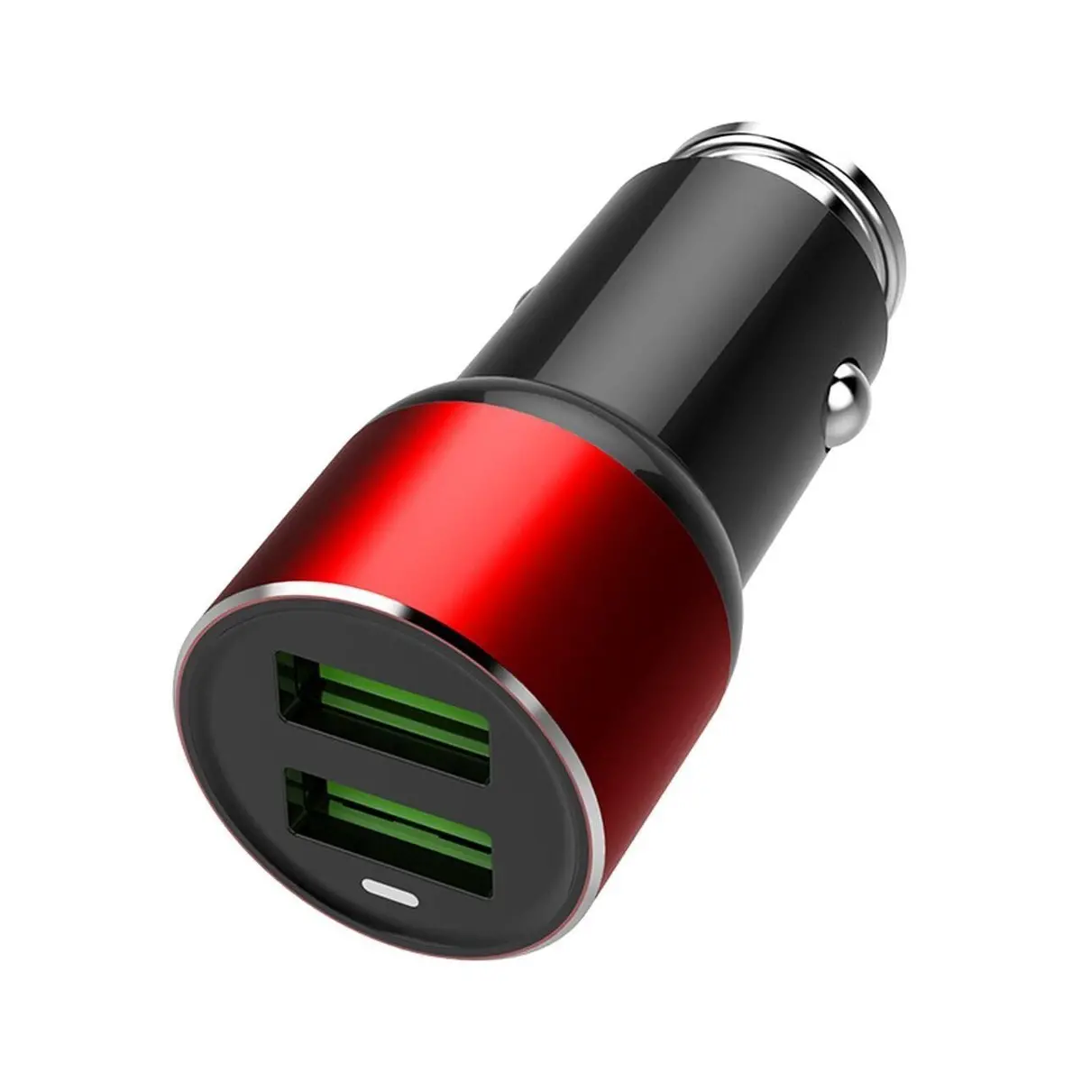 Emy My119 (Auto-Id) Premium Quality Dual Usb Port 3.6A Car Quick Charger 35% Faster With Android Cable 1