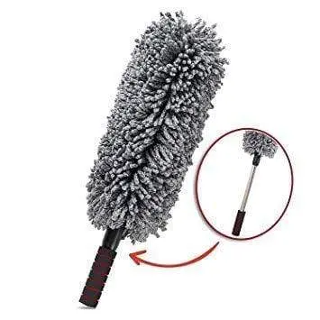 Ultimate Car Duster - The Best Microfiber Multipurpose Duster - Exterior Or Interior Use - Lint Free - Long Unbreakable Extendable Handle 1