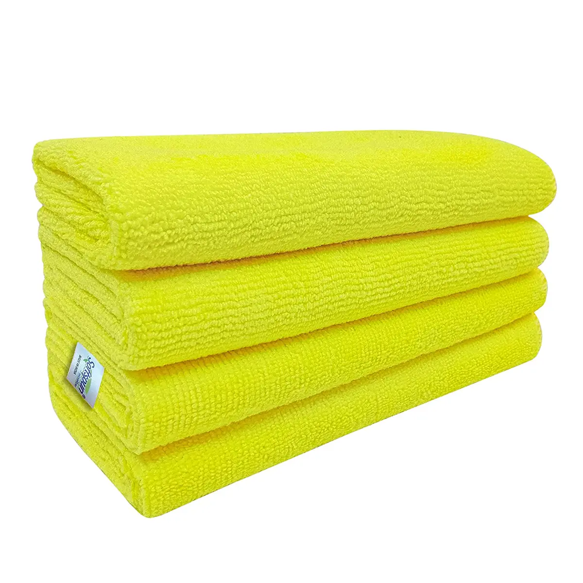 Softspun Microfiber Cloth Thick Lint & Streak-Free Multipurpose Cloths - Automotive Microfibre Towels For Car Bike Cleaning Polishing Washing &Amp; Detailing 10