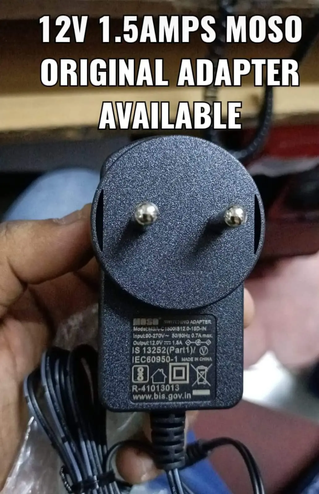 Moso 12V 1.5A Dc Smps Power Supply 1