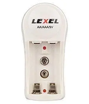 Lexel Battery Charger For Rechargerable Batteries (White) 1