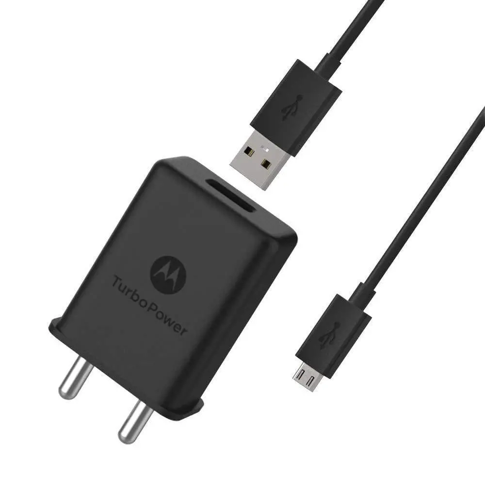 Motorola Turbopower 15+ Wall Charger With Micro Usb Data Cable (Original, Imported) 1