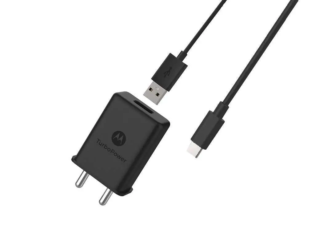 Motorola Turbopower 15W Wall Charger With Type C Data Cable (Original, Imported) 1