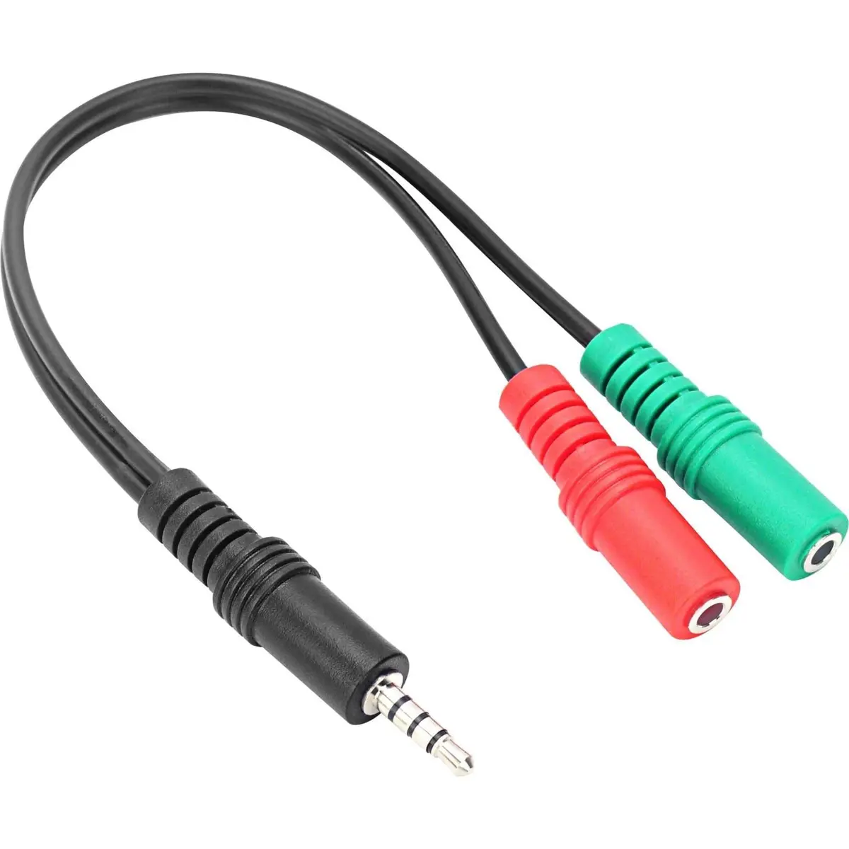 Dealsplant 3.5Mm Jack Splitter Male To 2 Female Mic & Audio Splitter Cable 1