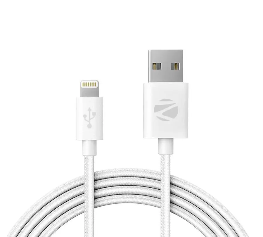 Zebronics Zeb-Ulc100s - Usb Lightning Braided Cable 1