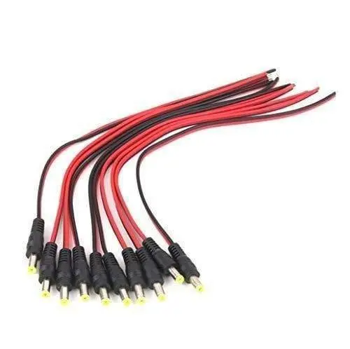 Dealspant Dc Male Pin With Full Copper Wire 5.5 * 2.1Mm (Pack Of 5) 1