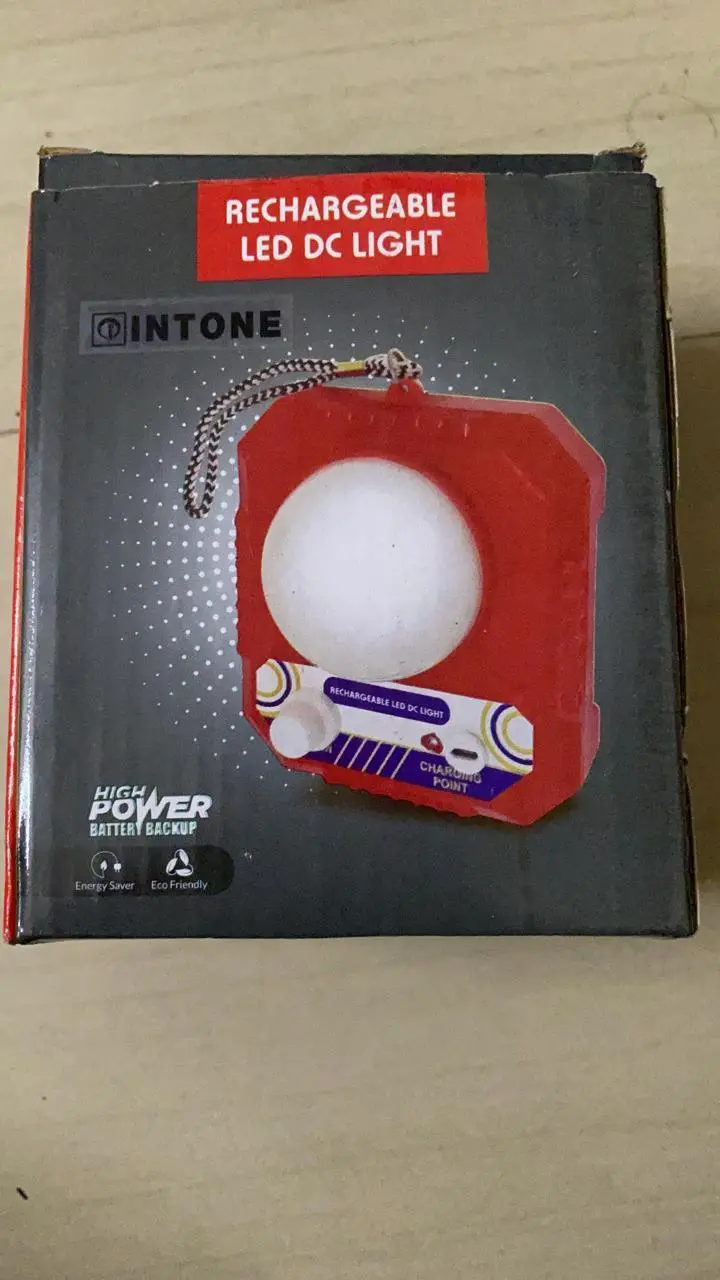 Dealsplant Instone Solar/Dc Reachargeable Led Light With 6 Mode High Brightness Emergency Lamb 1