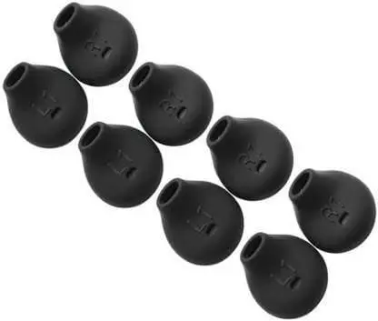 Dealsplant Soft Ear Buds In The Ear Headphone Cushion (Pack Of 8, Black) 1