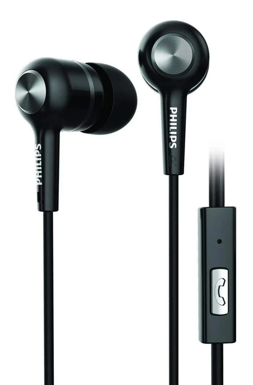 Philips She1505bk Earphones With Mic (Black) 1