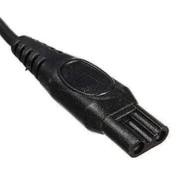 Dealsplant Mini 2 Pin Power Cable Cord For Trimmer Shaver 1 Meter (Only For Trimmers Working On Direct 230V Mains Power Supply) 1