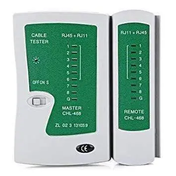 Dealsplant Rj45 Rj11 Rj12 Cat5 Cat 6 Utp Network Lan Cable Tester Test Tool With 9V Battery 1