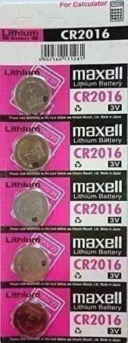 Maxell Cr2016 Coin Type 3V Lithium Battery (5 Pieces) 1