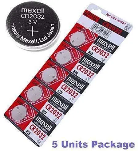 Maxell Cr2032 Coin Type 3V Lithium Battery (5 Pieces) 1