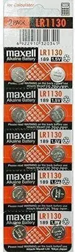 Maxell Lr1130 Coin Type 1.5V Lithium Battery (10 Pieces) 1