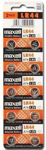 Maxell Lr44 Coin Type 1.5V Lithium Battery (10 Pieces) 1