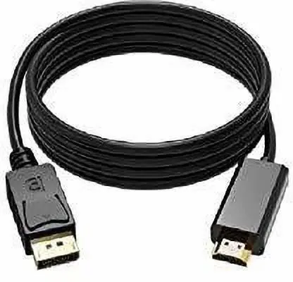 Dealsplant 1.8 Meter Display Male Port To Hdmi Male Cable 1