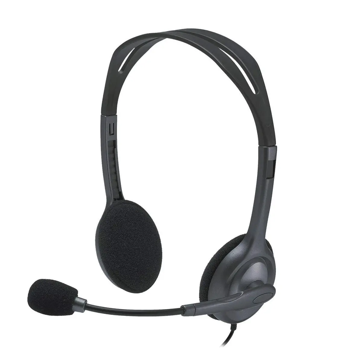 [Unbelievable Deal] Logitech H111 Wired Headphones With Mic Single 3.5 Mm Audio Jack Pc/Mac/Laptop/Smartphone/Tablet 1