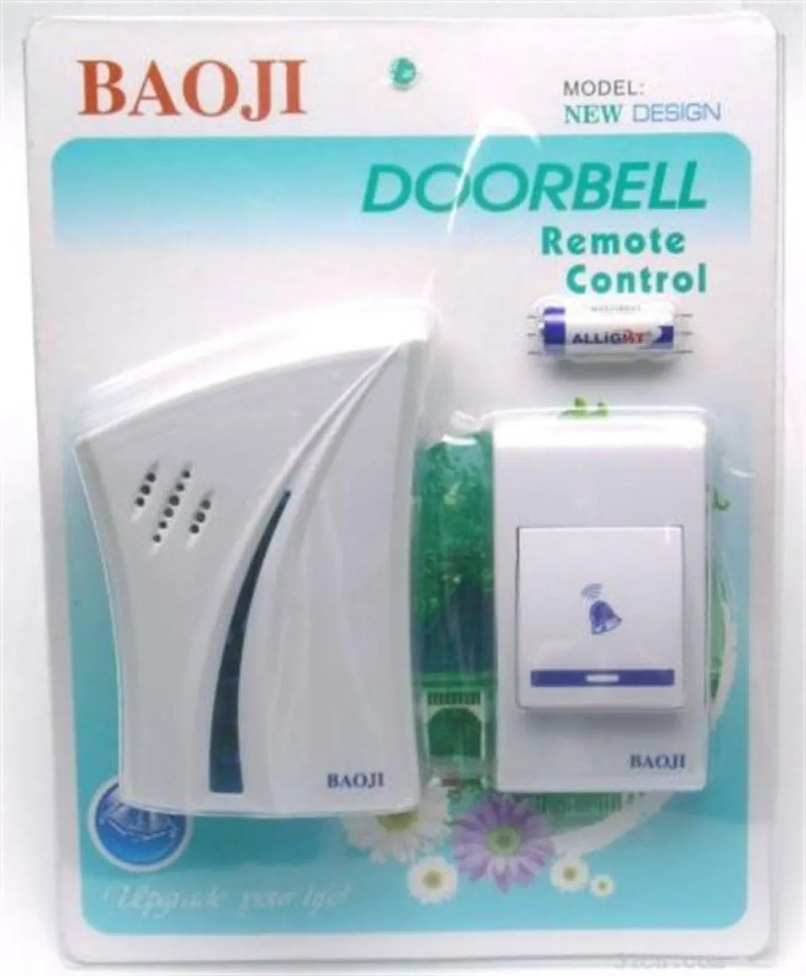 Baoji Wireless Remote Door Bell For Home And Shop (Random Color & Random Design) 2