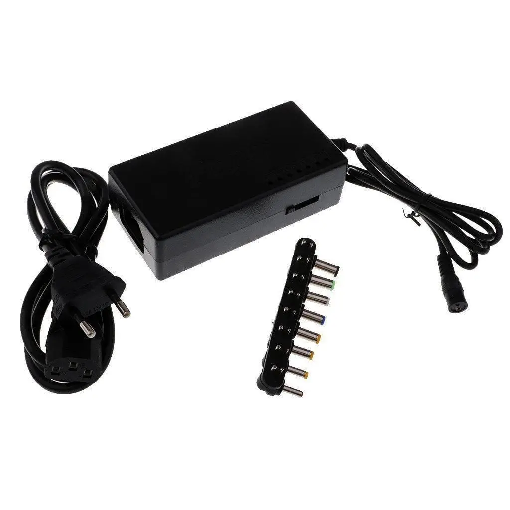 Dealsplant Laptop Power Adapter 96W 12-24V Universal Power Adapter With 8 Separate Connectors Suitable For Most Laptops 1