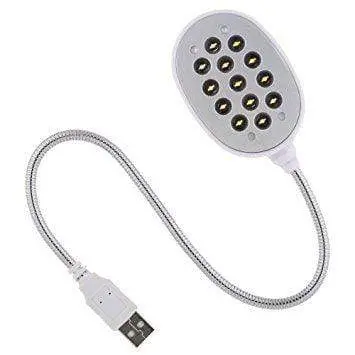 Usb 13 Led Light Flexible Neck Lamp For Laptop Pc Power Bank 1
