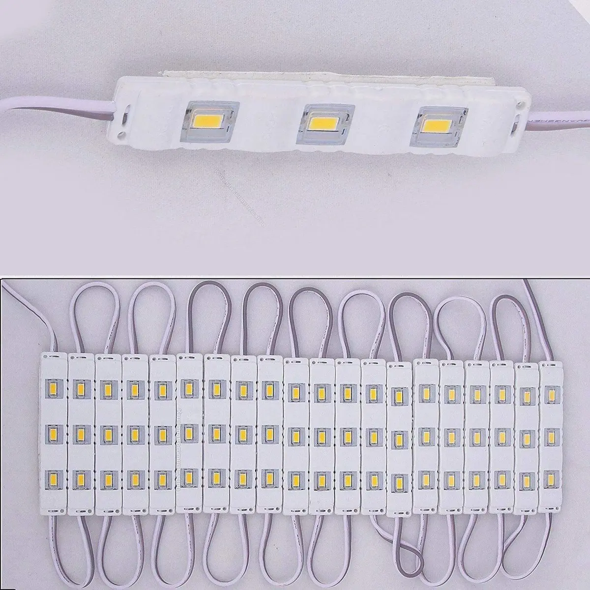 3 Led Strips 12V Waterproof 5630/5730 Led Smd Injection Module Warm White - 20 Module 1