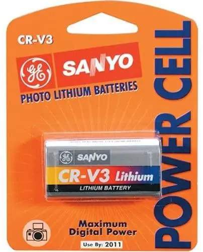 Sanyo Cr-V3 Photo Lithium Battery 1
