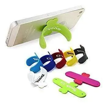 Dealsplant Universal Portable Touch U One Touch Silicone Stand For Smart Phone (Random Color) (1 Pc) 1