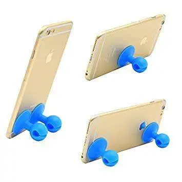 [Unbelievable Deal] Dealsplant 2 In 1 Octopus Mobile Stand Sucker Silicone Suction Mini Phone Stand Holder For All Phones - Random Colors (1Pc) 1