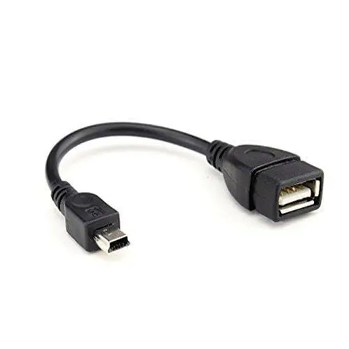 [Unbelievable Deal] Dealsplant Mini Usb Male To Usb Female Car Otg Cable 5P Otg V3 Port Data Cable For Video Camera Audio Tablet Cd Mp3 Mp4 Gp 1
