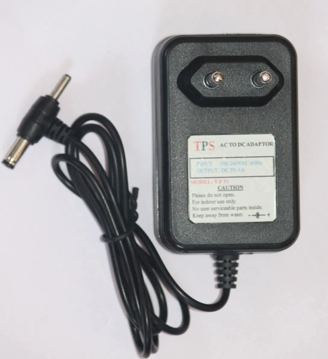 Dealsplant 5V 1A 5W Ac/Dc Power Supply Adapter With 5.5Mm Dc Plug & Sony Plug 2