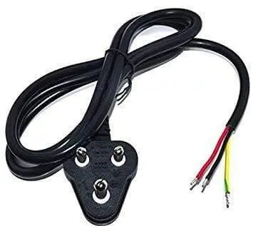 Dealsplant 6A 250V 3 Pin Power Cable Mains Cord 2.3M Full Copper 1