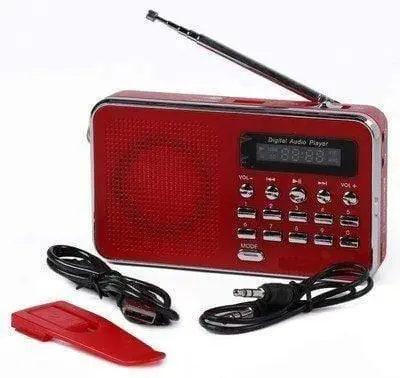 Onlite Led Display Mini Speaker Portable Fm Radio Player L-Ss3 (Random Color) 1