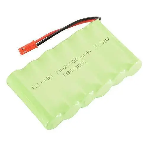 High Quality Rechargeable 7.2V 2600Mah Ni-Cd Aa Battery Pack With Sm 2P Plug For Toys / Cordless Phones 1