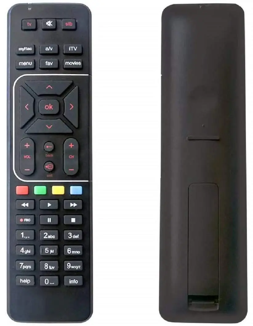 Dealsplant Replacement Remote Control For Airtel Digital Dth Set-Top Box Hd 1
