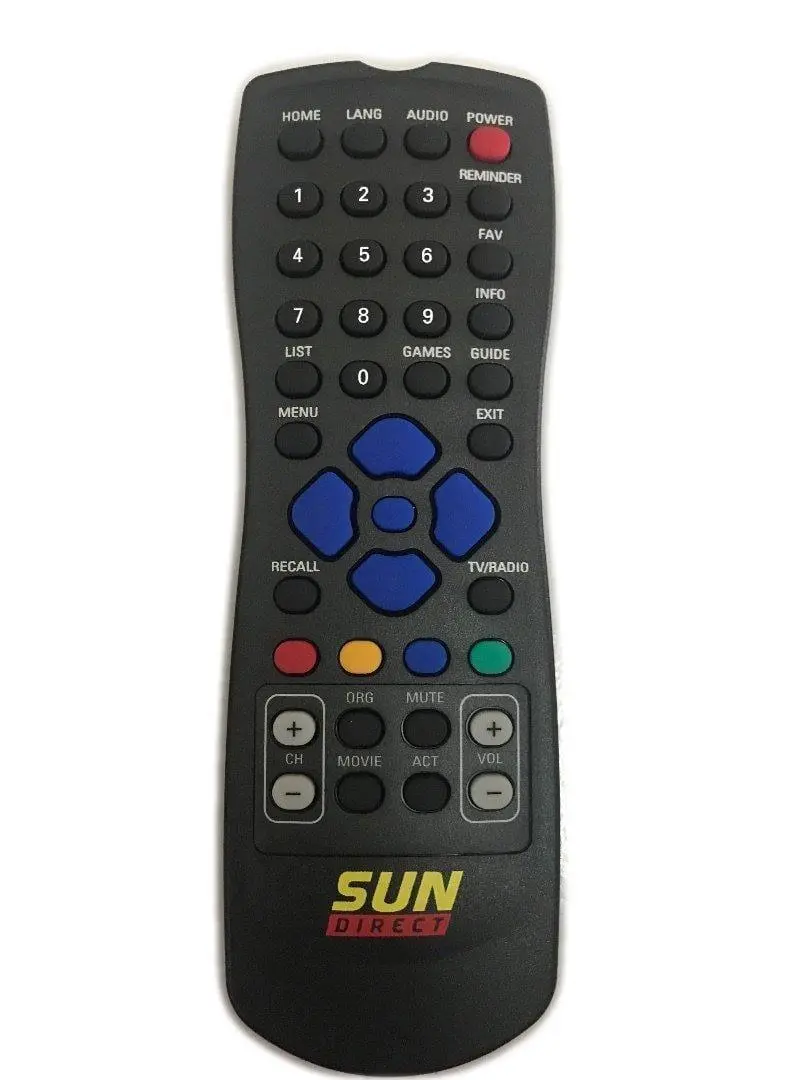 Dealsplant Replacement Remote Control For Sun Direct Hd Set Top Box 1