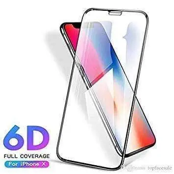 Dealsplant 6D Tempered Glass Screen Protector For Apple Iphone Xr / Iphone 11 Edge To Edge Curved 9H Bubble-Free Full Glue 1