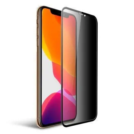 Dealsplant Anti-Spy Privacy Tempered Glass Screen Protector For Apple Iphone Xs Max / 11 Pro Max Edge To Edge Curved 9H 2