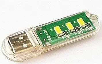 Dealsplant Usb 3 Led Light Pen Drive Type Light Weight Ultra Bright For Laptop Power Bank Power Adapter 1