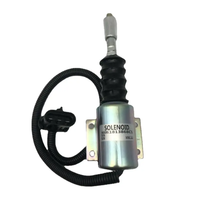 Diselmart 12V 1813868C1 2003Es Stop Solenoid Fits For Navistar International Corp Dt360 Dt466 1