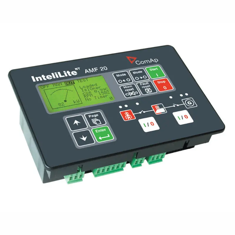 Intelilite Amf 20 Diesel Generator Controller Amf20 3Rd Generation Lcd Remote Monitor Panel 1