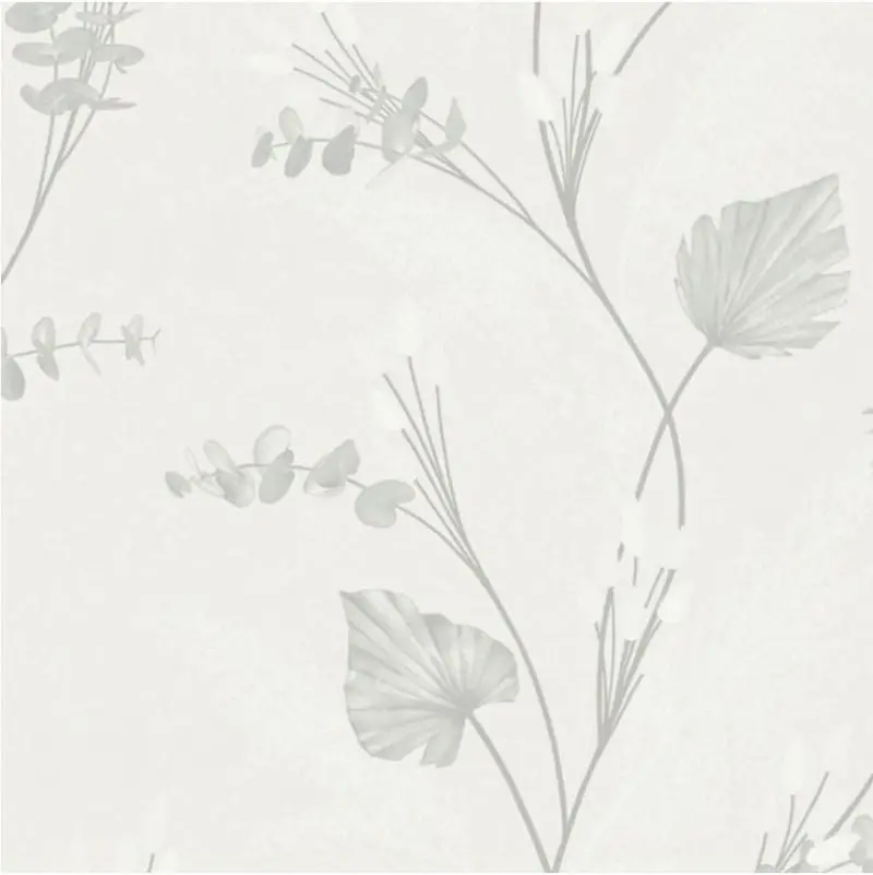 Amarante Bunny Tails And Pampas Heavy Weight Vinyl Wallpaper 1