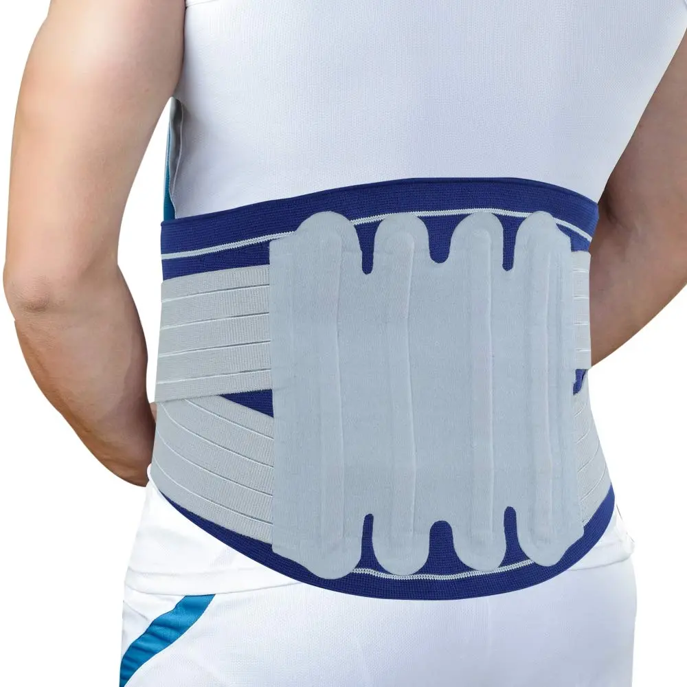 Dyna 3D Lumbo Grip Ds Knitted Sacral Corset Back Pain Belt With Dual Strap (Large) 1