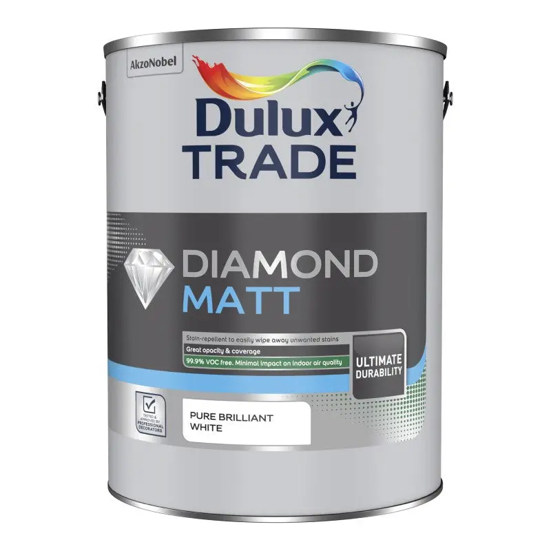 Dulux Trade Diamond Matt - Pure Brilliant White 1