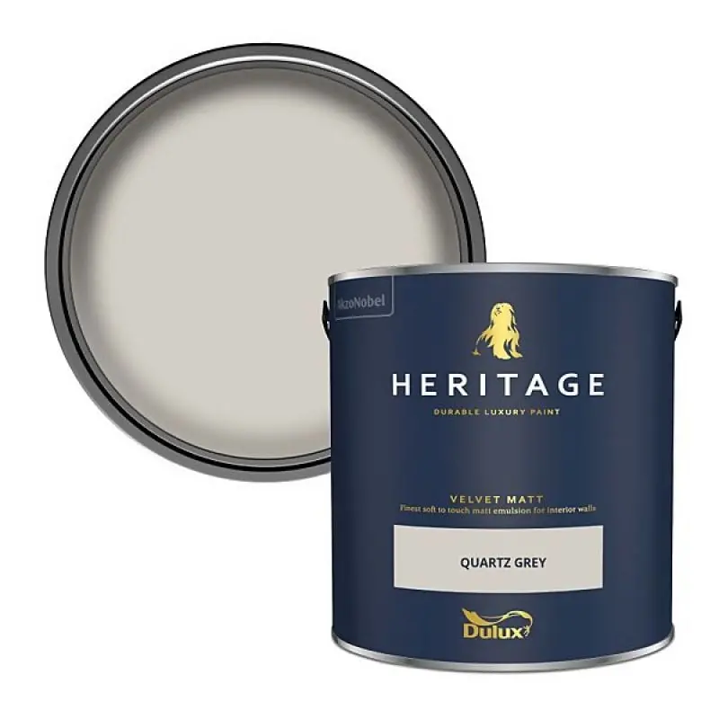 Dulux Heritage Quartz Grey - Matt Emulsion 2