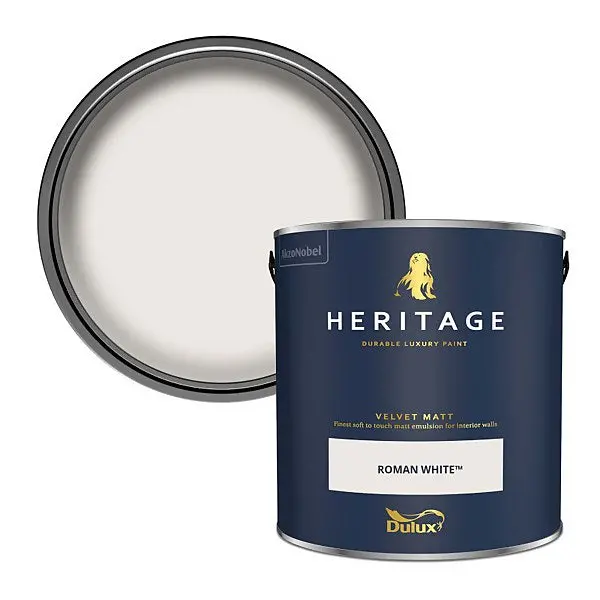 Dulux Heritage Matt Emulsion - Roman White 2