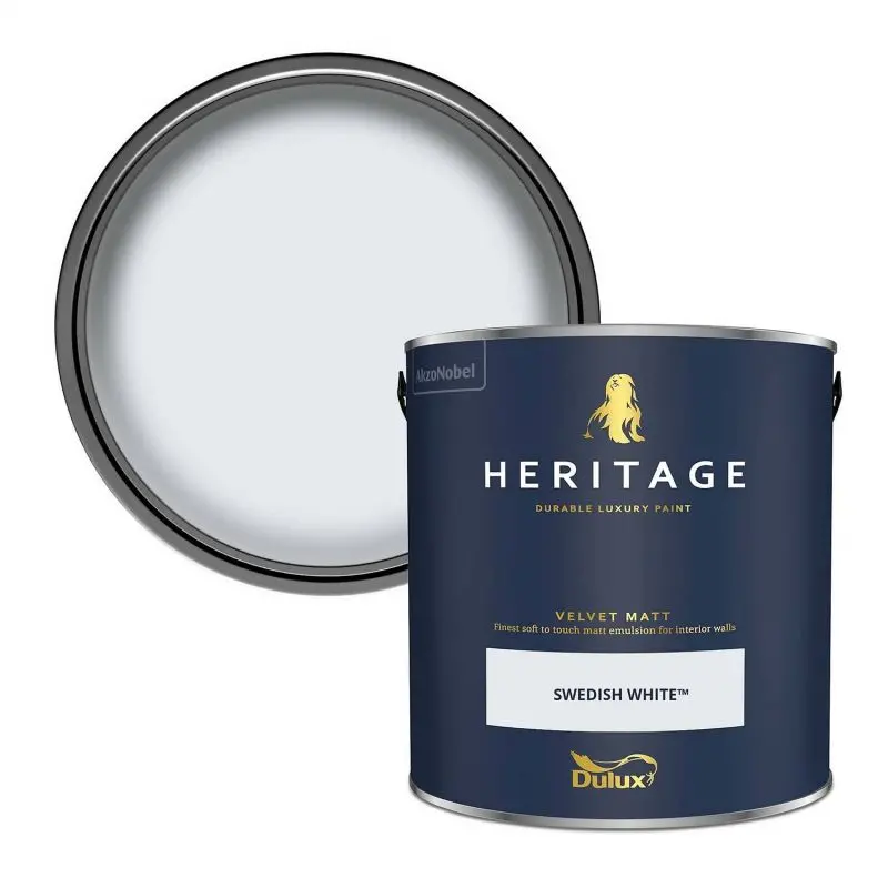 Dulux Heritage Matt Emulsion - Swedish White 2