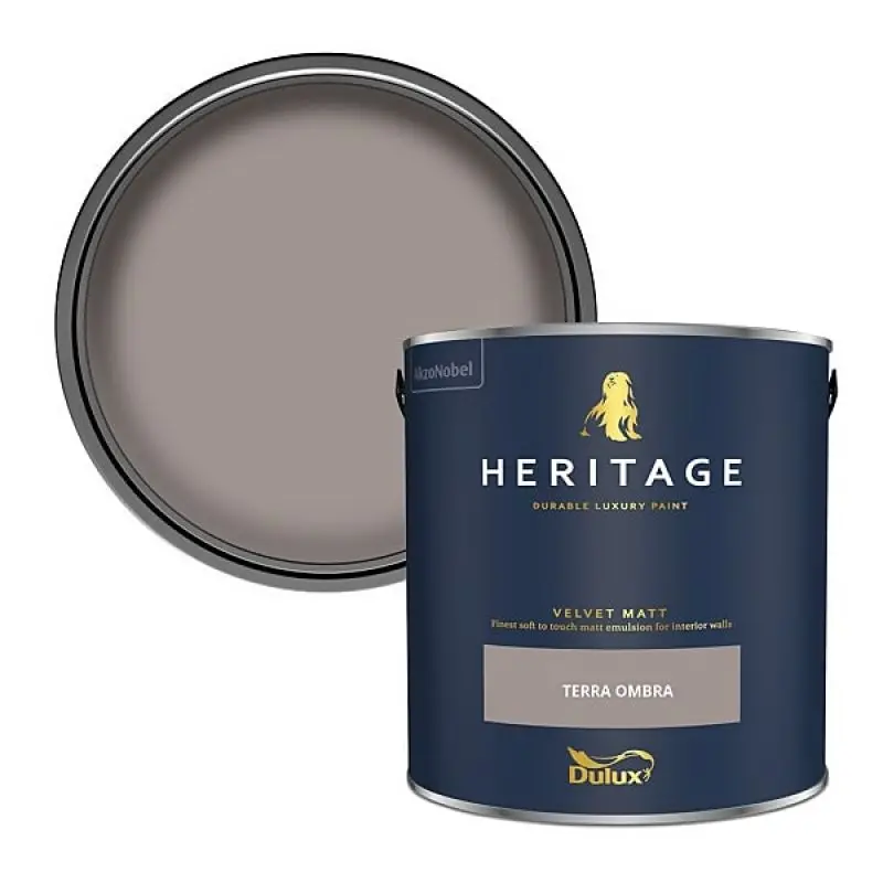 Dulux Heritage Matt Emulsion - Terra Ombra 2
