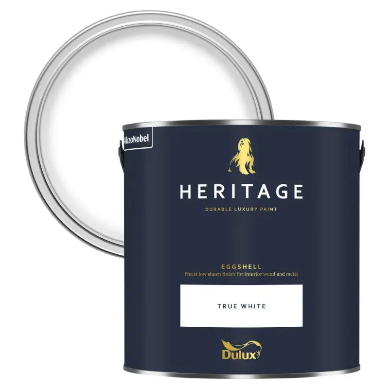 Dulux Heritage Eggshell - True White 1