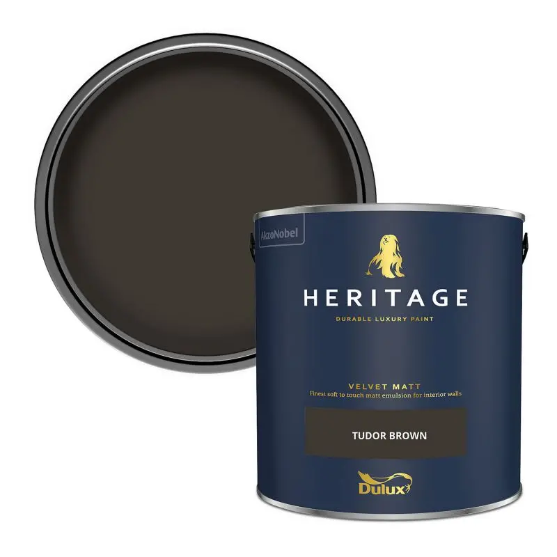 Dulux Heritage Tudor Brown - Matt Emulsion 2