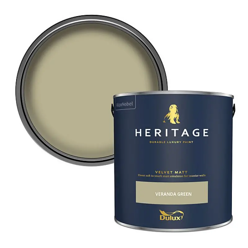 Dulux Heritage Matt Emulsion - Veranda Green 2